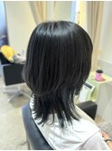 インナーカラー×ハイライト×シアーブルー
