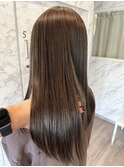 カラー×髪質改善/シアーブラウン