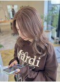 顔まわりレイヤー × シークレットハイライト