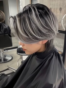 ネハス ナガオカ(nehus.nagaoka) メンズバレイヤージュ2/韓国マッシュ/ダークアッシュ/ゆるスパ