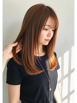 アントワープトーキョー(antwerp TOKYO) 30代40代50代暖色系カラー透明感オレンジ髪質改善透明感カラー