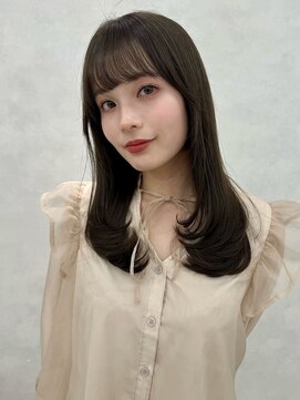 アッシュ 小岩店(Ash) セミロング顔まわりレイヤー