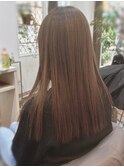 白髪染め白髪ぼかし大人かわいいミディアムショートボブ40代50代