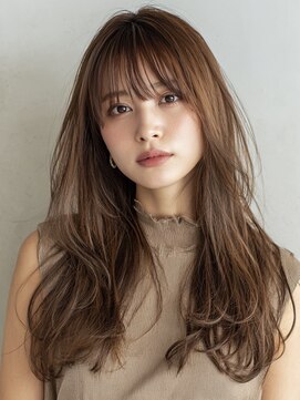 エダ 鎌倉(edA.) 小顔ロング＃髪質改善＃白髪ぼかし＃鎌倉＃40代＃グレージュ