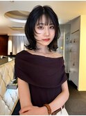 顔周りで個性を出すレイヤーボブ◎
