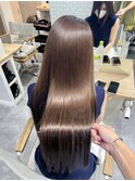 【髪質改善】ブリーチ毛対応ストレート×うる艶ロング