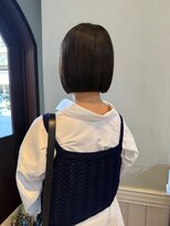 リディー(Lidee)&nbsp;切りっぱなしボブ9.26暗めカラー