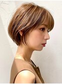 似合わせカット30代40代50代ショートボブくびれレイヤーカット
