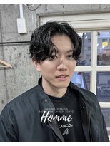 オムファミーユラグ(homme, famille raugh)&nbsp;緩め波巻きスパイラル