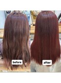 美髪矯正/髪質改善/ナチュラルストレート/艶髪/トリートメント