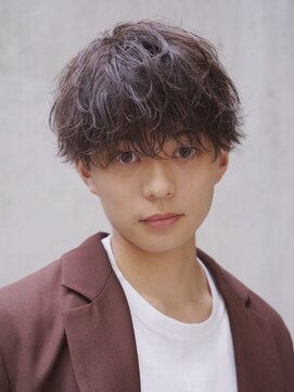 ゴート(GOATO) シャドウパーマ　ゆるふわマッシュ　ブラウンカラー　鹿児島