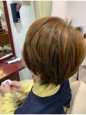 ヘアマニキュアで白髪染め☆　頭皮ストレスなし