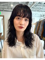 セーヌパス(CEINE PATH)&nbsp;ミディアムパーマ／黒髪パーマ/パーマスタイル