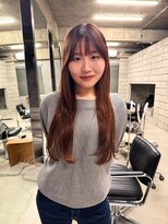 ルナバイルヴェール(LUNA by LeVert) ブリーチなしコーラルベージュ×ロングヘア