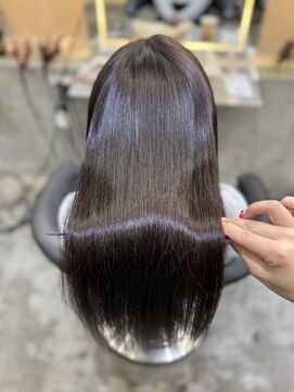 ロンド 表参道店(Lond) ココアベージュ/小顔/オリーブグレー/髪質改善/縮毛矯正