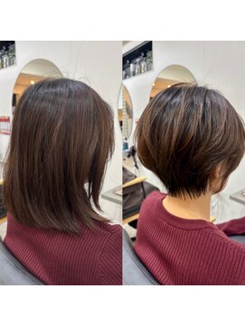 メモリーズ 銀座(Memories) 小顔見せ×抜け感ショートボブ/加藤