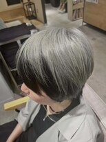 ラピスタ 池袋(Lapista) 韓国ヘアハッシュカットダブルハイライトカラー【Lapista池袋】