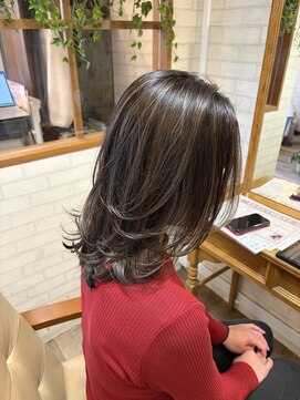 ルスト 成増店(Lust) 白髪ぼかし×ハイライト