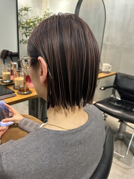 スタンド バイ ヘアー アンド コーヒー 恵比寿(STAND By HAIR & Coffee) アンブレラカラー×ピンクベージュ