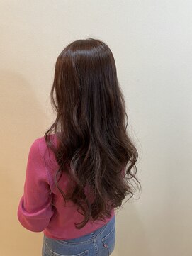 アールヘア(ar hair) 暗くなりすぎない、でも派手すぎない。大人のピンクブラウン