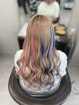 ヘアーデザインルアナ(Hair design Luana.)&nbsp;エクステでツートンメッシュ