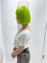 ミュー(Mu)&nbsp;ライムグリーン　ボブ