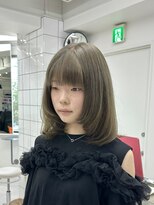 ギア(GEAR.)&nbsp;初ブリーチにオススメ！オリーブベージュ！