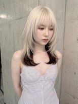 ユニ 心斎橋(Uni.)&nbsp;心斎橋/韓国ヘア/レイヤーカット/髪質改善/顔周り/ブリーチ