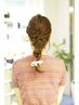 ヘアーショー等を担当するプロのTopstylistが担当してくれるセットUP5220円