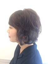 ヘアー カラー キー(HAIR color KEY)&nbsp;ゆるふわパーマボブ美人