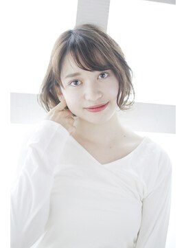 ゴッドハンド 横浜店 外はねバルーンのグレージュカール◎30代40代50代60代