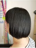 前上がりボブ