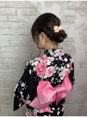 浴衣アレンジ/結婚式アレンジ/ヘアアレンジ