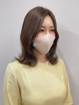 バトー バイ トリコ 船橋北口店(BATEAU by tricot)&nbsp;マットベージュ×韓国風ウェーブ