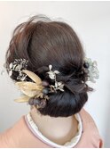 お母様ヘアセット
