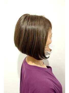 ヘアーアンドカラー ルジャルダン 葛西店(le jardin) 前下がりボブ☆彡オリーブグレージュ