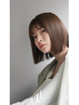 ストレートボブでヘルシースタイルに　ボブ　自由が丘