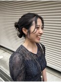 お呼ばれヘア アップアレンジ