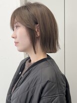 ビュー フクオカ(VIEW FUKUOKA)&nbsp;フェミニンで可愛いチェリーブラウンイメチェンボブ