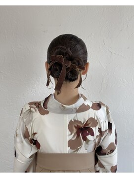 ウッディ ブラウン 袴ヘア