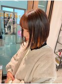 フレーミングカラーボブ
