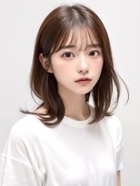 ワールドオーダー 天王寺店(WORLD ORDER)&nbsp;大人可愛いグレージュ20代30代40代小顔ウルフレイヤーセミディ