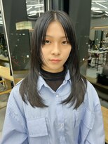 ビューナゴヤ 名駅(VIEW NAGOYA)&nbsp;顔まわりカット/レイヤーカット/韓国/ロングセミディ/グレージュ