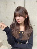 大人の魅力溢れる♪チョコブラウン×ワンカールレイヤー