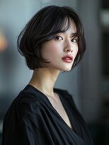 アルトリスト(Altruist Aging×HAIR&SPA)&nbsp;★ダークアッシュ大人ガーリーボブ着物似合わせカット/髪質改善