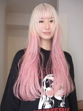 ユルク(JURK nagoya) 【TAIKI NOGUCHI】ホワイト×ペールピンク