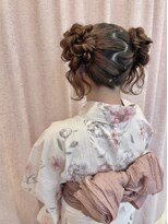 ヘアメイク マリア 福岡天神西通り(hair make MARIA) 編み込み×くらげヘア