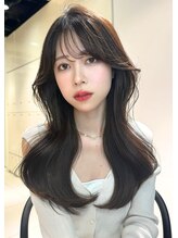 フォルテステラ(FORTE STELLA) 前髪顔まわり韓国風イメチェングレーベージュレイヤーロング静岡