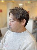 20代30代40代◎スーツ短髪流行ツーブロックアップバングスタイル