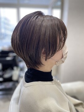 ヴィフ ヘアアンドデザイン(Vif hair&design) 美フォルムなコンパクトショート×アッシュベージュ